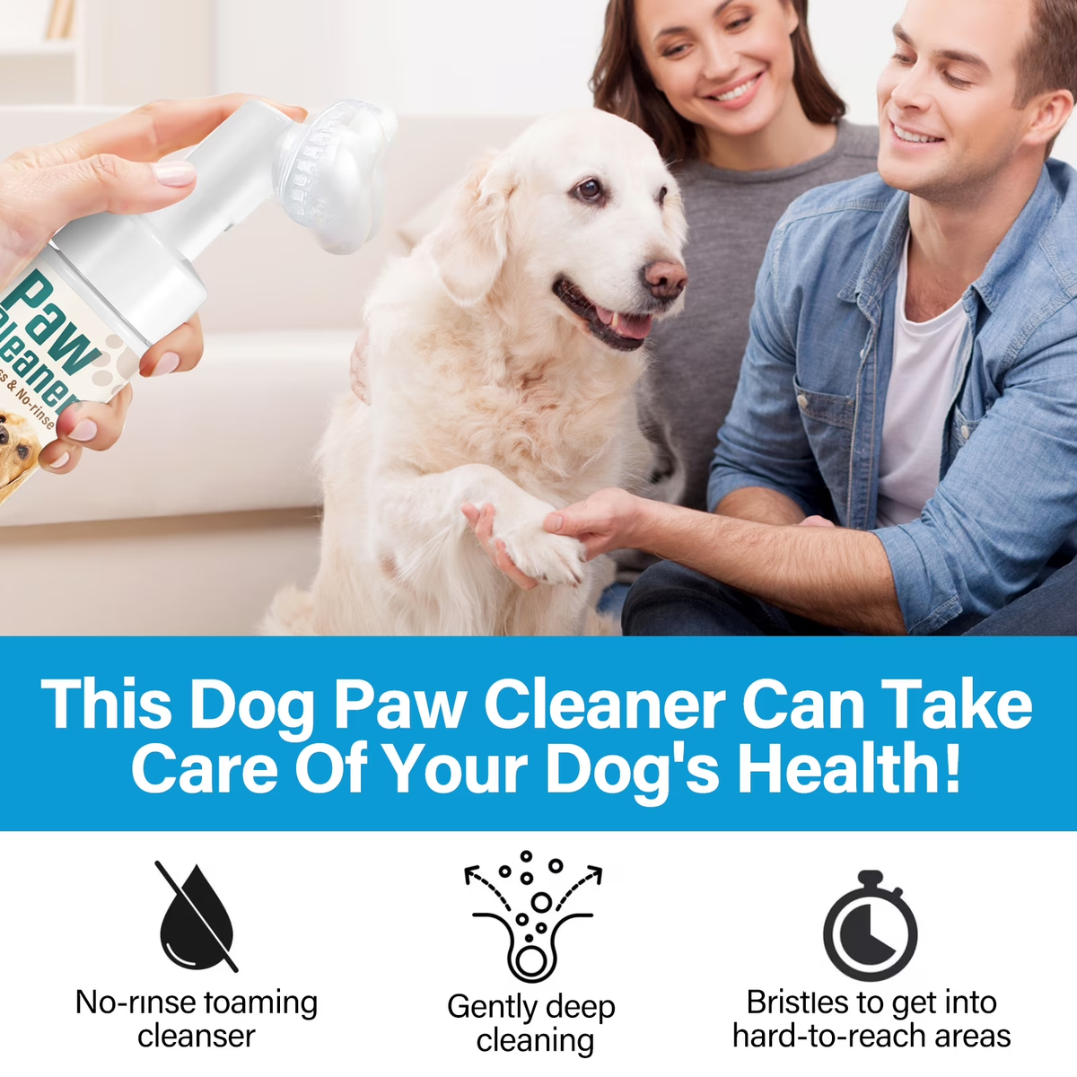 Foam Paw Cleaner for Dogs & Cats