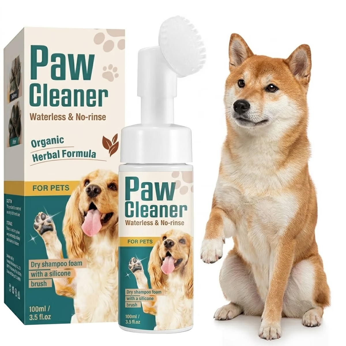 Foam Paw Cleaner for Dogs & Cats