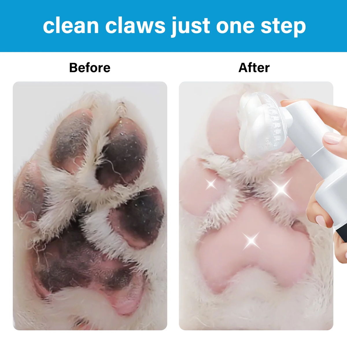 Foam Paw Cleaner for Dogs & Cats