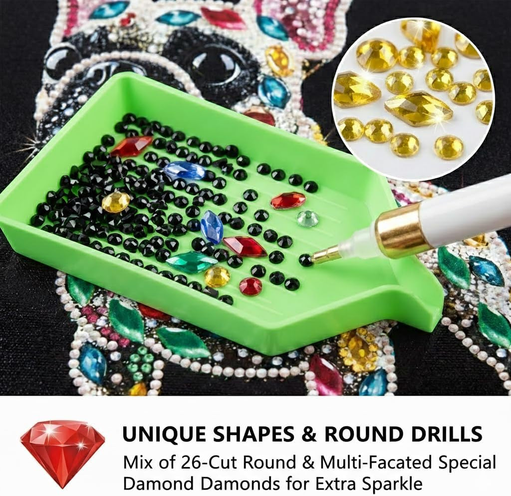 Frenchie Special Shape Diamond Art Kit with Crystal Gems